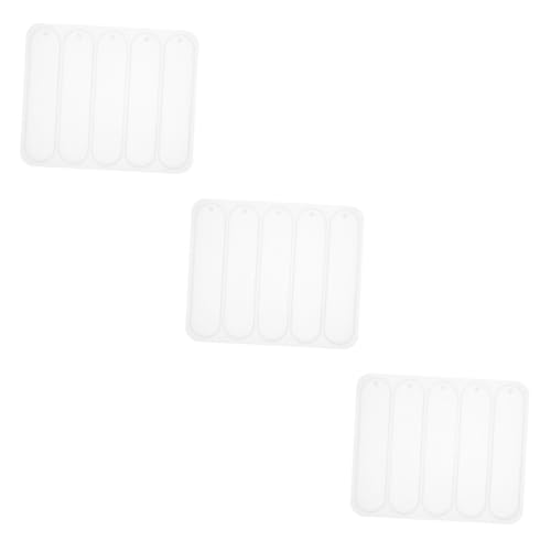 Angoily 3 Stück Resin Lesezeichen Silikonform DIY Epoxidharz Buchzeichen Gießform für Kreative Gestaltung Langlebig für und Bastelprojekte von Angoily