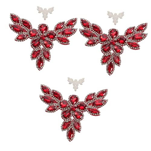 Angoily 3 Stück Rhinestone Applique Patch für Kleidung und Schuhe DIY Dekoration Form Aufbügelbar für Hochzeitskleider Handarbeiten Accessoires Angoily 3 Stück Rhinestone Applique Patch für Kleidung und Schuhe DIY Dekoration Form Aufbügelbar für Hochzeitskleider Handarbeiten Accessoires von Angoily