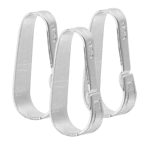 Angoily 3 Stück Schmuckclip Für Halsketten Kleiner Karabinerclip Klemmbügel Anhängerverschluss Zange Zur Schmuckherstellung Biegeringe Klemmclip Messing Schmuckverschluss Charm Angoily 3 Stück Schmuckclip Für Halsketten Kleiner Karabinerclip Klemmbügel Anhängerverschluss Zange Zur Schmuckherstellung Biegeringe Klemmclip Messing Schmuckverschluss Charm von Angoily