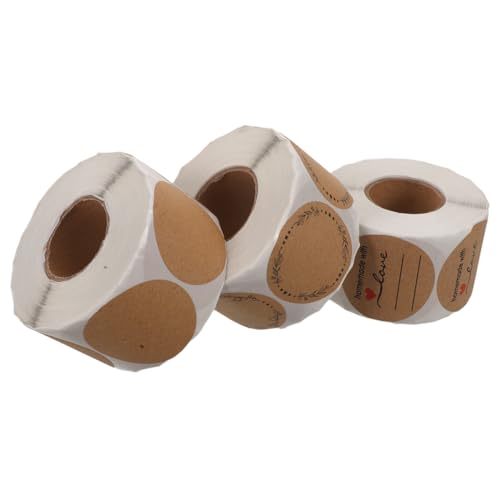 Angoily 3 Stück Selbstklebende Runde Etiketten Starke Haftung Handschriftkompatibel für Versand Verpackung Lager Praktische Rollenverpackung Vielseitig für Geschenk und Lebensmittel Angoily 3 Stück Selbstklebende Runde Etiketten Starke Haftung Handschriftkompatibel für Versand Verpackung Lager Praktische Rollenverpackung Vielseitig für Geschenk und Lebensmittel von Angoily