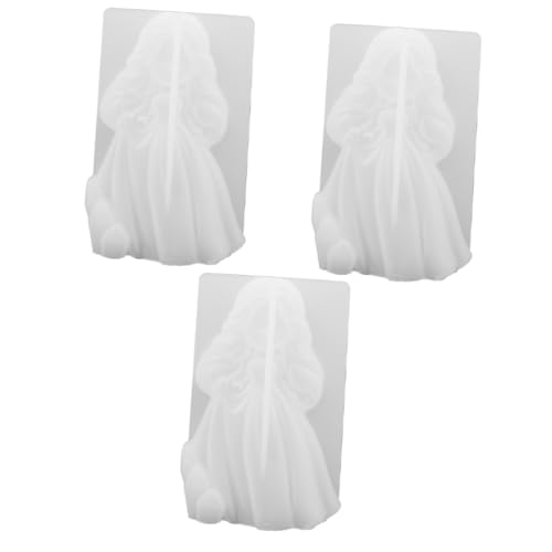 Angoily 3 Stück Silikonform für Duftende DIY Prinzessinnenform Flexible und Wiederverwendbare Gießform für Handgemachte und Bastelarbeiten für Angoily 3 Stück Silikonform für Duftende DIY Prinzessinnenform Flexible und Wiederverwendbare Gießform für Handgemachte und Bastelarbeiten für von Angoily