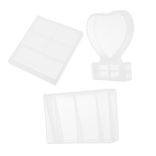 Angoily 3 Stück Silikonformen für Fotorahmen Diy Bastelbedarf mit Epoxidharz Kristallartige Silikonformen für Fotodekorationen und Heimdekorationen Leicht zu Entformen Angoily 3 Stück Silikonformen für Fotorahmen Diy Bastelbedarf mit Epoxidharz Kristallartige Silikonformen für Fotodekorationen und Heimdekorationen Leicht zu Entformen von Angoily