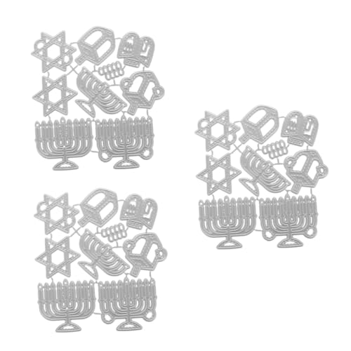 Angoily 3 Stück Stanzform Aus Metall Scrapbook Stanzformen Selber Machen Rechteckig Sterben Scrapbooking-stanzformen Schablone Schnitte Stirbt Stahl Mit Hohem Kohlenstoffgehalt Silber von Angoily