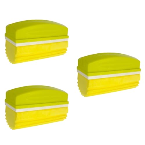Angoily 3 Stück Tafelwischer aus Material Trockener Radierer für Whiteboards und Tafeln Leicht und Tragbar mit Aufbewahrungsbox für Schule Büro und Zuhause von Angoily