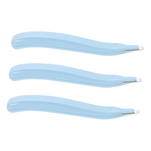 Angoily 3 Stück Teiliges Büro Heftklammerentferner Pen-design Ergonomisch Praktisch Schonend für Schule Office Home Staple Puller Nail Lifter Sky von Angoily