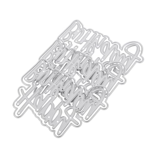 Angoily 3 Stück Teiliges Carbon Steel Stanzformen Happy Birthday für Scrapbooking Kartenherstellung Prägeschablonen DIY Metall Stanzschablonen Langlebig Einfach zu Bedienen für Angoily 3 Stück Teiliges Carbon Steel Stanzformen Happy Birthday für Scrapbooking Kartenherstellung Prägeschablonen DIY Metall Stanzschablonen Langlebig Einfach zu Bedienen für von Angoily