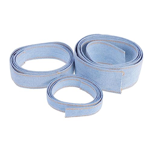 Angoily 3 Stück Teiliges Denim Band Crimping Stoff für Diy Haarschleifen Vielseitig Einsetzbar für Bekleidungsaccessoires und Bastelprojekte Angoily 3 Stück Teiliges Denim Band Crimping Stoff für Diy Haarschleifen Vielseitig Einsetzbar für Bekleidungsaccessoires und Bastelprojekte von Angoily