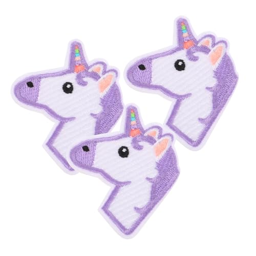 Angoily 3 Stück Teiliges Einhorn Stoffpatch Aufnäher für Kleidung Taschen und Diy Projekte Lustige und Stickerei für Kinderbekleidung und Heimdekoration Angoily 3 Stück Teiliges Einhorn Stoffpatch Aufnäher für Kleidung Taschen und Diy Projekte Lustige und Stickerei für Kinderbekleidung und Heimdekoration von Angoily