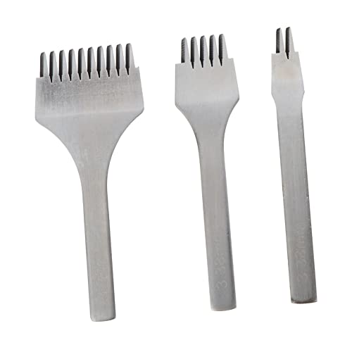 Angoily 3 Stück Teiliges Handgefertigtes Locheisen für Leder Präzises Werkzeug für Lederhandwerk für Diy Projekte und Anfänger Angoily 3 Stück Teiliges Handgefertigtes Locheisen für Leder Präzises Werkzeug für Lederhandwerk für Diy Projekte und Anfänger von Angoily