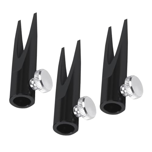 Angoily 3 Stück Teiliges Metall-makeup-spitzgerät mit U-förmigen Slots Präziser Aluminiumlegierung Kompakt und Tragbar Geeignet für Eyeliner Augenbrauenstifte für Künstler und Reisende von Angoily