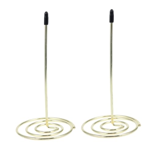 Angoily 3 Stück Teiliges Set aus Metall Goldfarbener Rechnungs Bonhalter Rostbeständig Vielseitig als Quittungs Notizzettelhalter für Büro und Restaurant Zufällige Farbe Zufällige Farbe von Angoily
