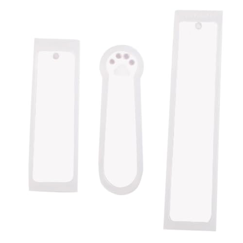 Angoily 3 Stück Teiliges Silikon Buchzeichen Diy Katzenpfoten Form Gießform für Epoxidharz Buchzeichen Herstellung für Bastelprojekte und Angoily 3 Stück Teiliges Silikon Buchzeichen Diy Katzenpfoten Form Gießform für Epoxidharz Buchzeichen Herstellung für Bastelprojekte und von Angoily