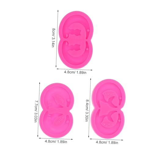 Angoily 3 Stück Teiliges Silikon Schmuckguss mit Tier Mondanhängern Flexible Langlebige Ohrringformen für Harz Epoxidharz DIY Schmuckherstellung Katzen- Wolfs Meerjungfrauenschwanz-designs Angoily 3 Stück Teiliges Silikon Schmuckguss mit Tier Mondanhängern Flexible Langlebige Ohrringformen für Harz Epoxidharz DIY Schmuckherstellung Katzen- Wolfs Meerjungfrauenschwanz-designs von Angoily