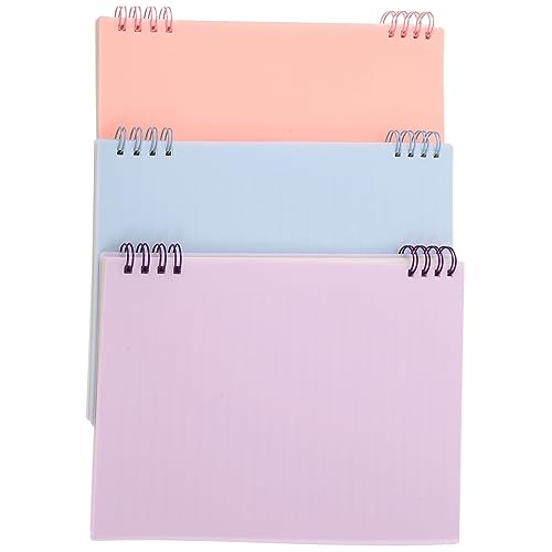 Angoily 3 Stück Teiliges Spiralnotizbuch Notizheft Pastellfarben Blau für Büro Schule und Persönliche Notizen Langlebig und Praktisch Angoily 3 Stück Teiliges Spiralnotizbuch Notizheft Pastellfarben Blau für Büro Schule und Persönliche Notizen Langlebig und Praktisch von Angoily