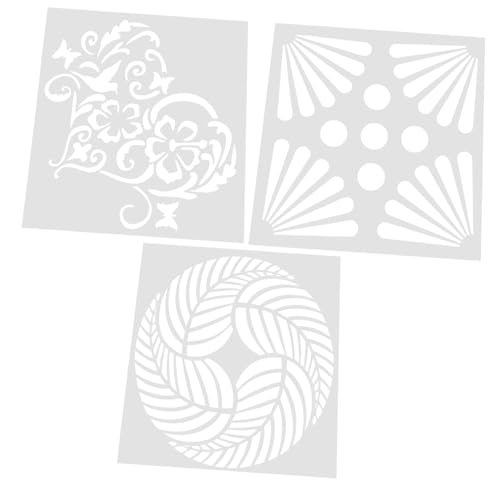 Angoily 3 Stück Teiliges Wand Schablonen für Wandgestaltung Wiederverwendbare Malvorlagen für Verschiedene Oberflächen für Diy Projekte Kinderzimmer und Wohnräumen Angoily 3 Stück Teiliges Wand Schablonen für Wandgestaltung Wiederverwendbare Malvorlagen für Verschiedene Oberflächen für Diy Projekte Kinderzimmer und Wohnräumen von Angoily