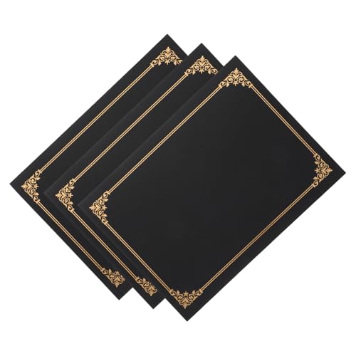 Angoily 3 Stück Urkundenhülle Schwarz Dokumentenmappe Din Schützende Papier Diplomhalter und Langlebig für Auszeichnungen Zertifikate Abschlussfeiern Praktische Präsentationsmappe Angoily 3 Stück Urkundenhülle Schwarz Dokumentenmappe Din Schützende Papier Diplomhalter und Langlebig für Auszeichnungen Zertifikate Abschlussfeiern Praktische Präsentationsmappe von Angoily