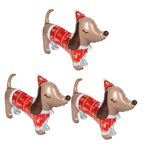 Angoily 3 Stück Weihnachts dekorations ballons Dekoration für Kindergeburtstage Haustier Hund Luftballons Tier-Geburtstagsballon Halloween -Partyballons süßer Ballon Aluminiumfolie Angoily 3 Stück Weihnachts dekorations ballons Dekoration für Kindergeburtstage Haustier Hund Luftballons Tier-Geburtstagsballon Halloween -Partyballons süßer Ballon Aluminiumfolie von Angoily