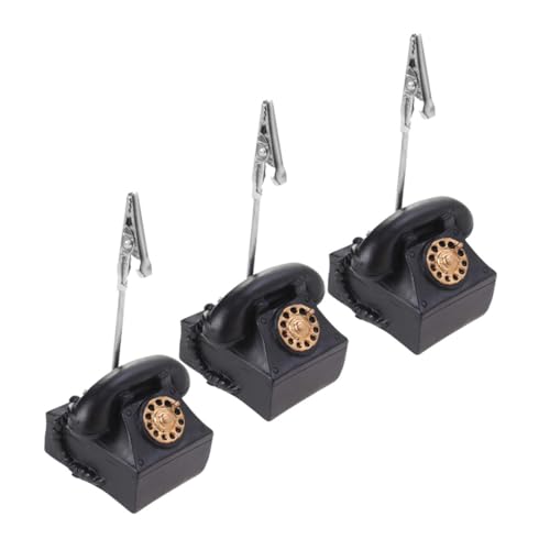 Angoily 3 Stück Wiederverwendbare Nachricht Clips Telefonform Vintage Resin Memo Clip Tischkartenhalter Multifunktional für Büro Schreibtisch Notizen Visitenkartenhalter Angoily 3 Stück Wiederverwendbare Nachricht Clips Telefonform Vintage Resin Memo Clip Tischkartenhalter Multifunktional für Büro Schreibtisch Notizen Visitenkartenhalter von Angoily
