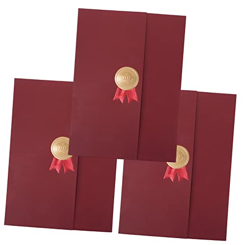Angoily 3 Stück Zertifikatshülle Hochzeit Pr Zertifikatsinhaber Diplomumschläge Zertifikate Zertifikat-umschlaghalter Urkundenhüllen Inhaber Von Auszeichnungsurkunden Aktenordner Papier Angoily 3 Stück Zertifikatshülle Hochzeit Pr Zertifikatsinhaber Diplomumschläge Zertifikate Zertifikat-umschlaghalter Urkundenhüllen Inhaber Von Auszeichnungsurkunden Aktenordner Papier von Angoily