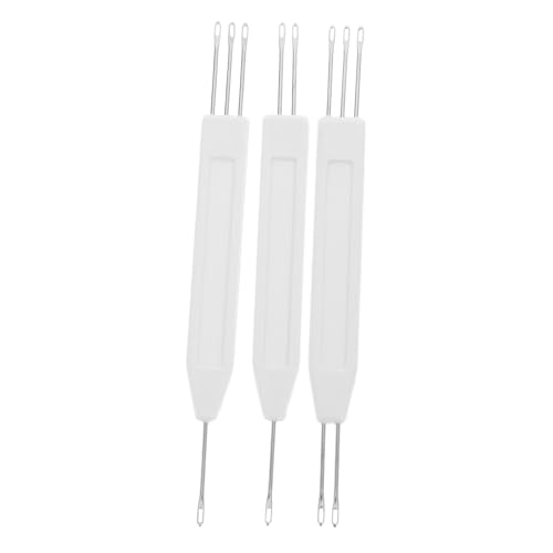 Angoily 3 Stück Zubehör Für Strickmaschinen Nadeln Zum Handnähen Stricknadeln Für Nähmaschine Zubehör Für Nähmaschinen Präzisions-strickspannungswerkzeug Zopfstricknadeln Silber Metall Angoily 3 Stück Zubehör Für Strickmaschinen Nadeln Zum Handnähen Stricknadeln Für Nähmaschine Zubehör Für Nähmaschinen Präzisions-strickspannungswerkzeug Zopfstricknadeln Silber Metall von Angoily