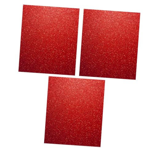 Angoily 3 Stücke Glitzer Transferfolie für T Shirts Diy Hitzetransferfolie Rot für Kreative Textilgestaltung und Bastelprojekte Angoily 3 Stücke Glitzer Transferfolie für T Shirts Diy Hitzetransferfolie Rot für Kreative Textilgestaltung und Bastelprojekte von Angoily