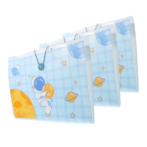 Angoily 3 Teiliger Testpapier Aufbewahrungsbuch Organizer Stapelbarer Organizer Aktenordner Aus Kunststoff Mehrfarbige Aktenordner Akkordeonordner Aus Kunststoff Mehrschichtige von Angoily