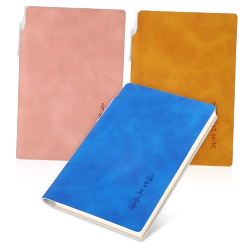 Angoily 3 Teiliges Mini Notizbuch Klein Süß Für Reisende Studium Tragbar Notizblöcke Für Lehrer Spirale Journaling Handschrift Party Schule Gepunktete Notizbücher von Angoily