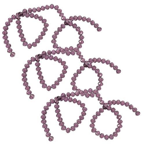 Angoily 3 facettierte Perlen Spacer Perlen für Schmuckhersteller Schmuck selber machen runden weihnachtskrippe tischläufer weihnachten Basteln Sie lose Perlen Kristallglas Violett Angoily 3 facettierte Perlen Spacer Perlen für Schmuckhersteller Schmuck selber machen runden weihnachtskrippe tischläufer weihnachten Basteln Sie lose Perlen Kristallglas Violett von Angoily