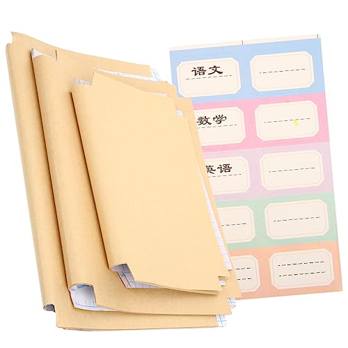 Angoily 30 Blatt Buchbinderei Bucheinband Geschenkpapier Klebende Buchhülle Umschlag Schulbedarf Buchschutz Packpapier Buchumschläge Für Lehrbücher Buchhüllen Kraftpapier von Angoily