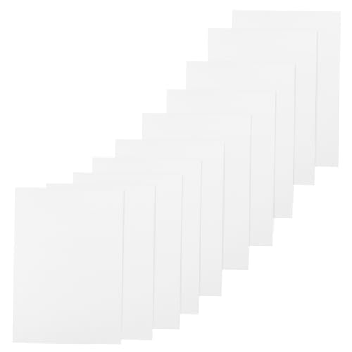 Angoily 30 Blatt Schaumstoffplatten Weiß Vielseitige DIY Bastelplatten zum Schneiden und Zeichnen für Kinderhandwerk Modellbau Posterherstellung und Kreative Kunstprojekte von Angoily