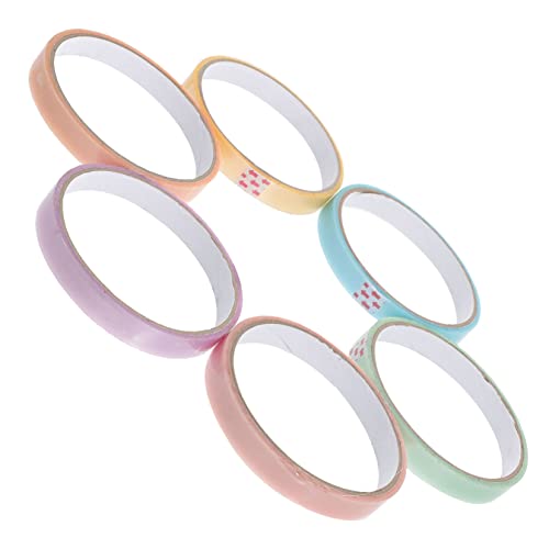 Angoily 30 Rollen Klebriges Ballband Bänder Farbiger Kleber Bunt Dekoratives Klebeband Streifen Farbband Schüttgut Farbiges Band Klebrige Ball Diy Tapes Klebeband Für Bälle Plastik von Angoily