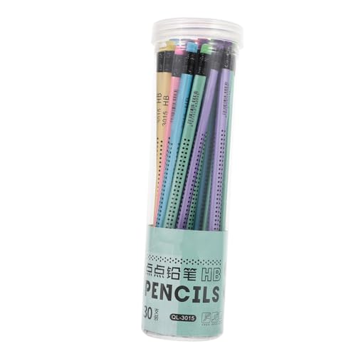 Angoily 30 Stück Hb Holzbleistifte mit Radiergummi Glattes Schreiben Ergonomisches Design für Schüler Zeichnen Notizen Kunstprojekte für Studenten und Lehrer von Angoily
