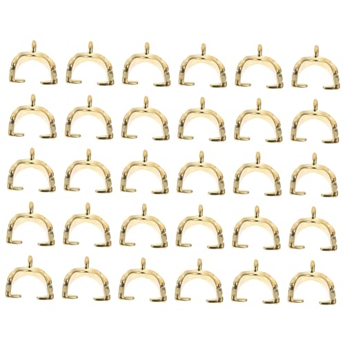 Angoily 30 Stück Kupfer Halskettenverschluss Diy Schmuckverbindung Langlebige Clips für Ketten und Armbänder für Schmuckherstellung und Bastelprojekte von Angoily