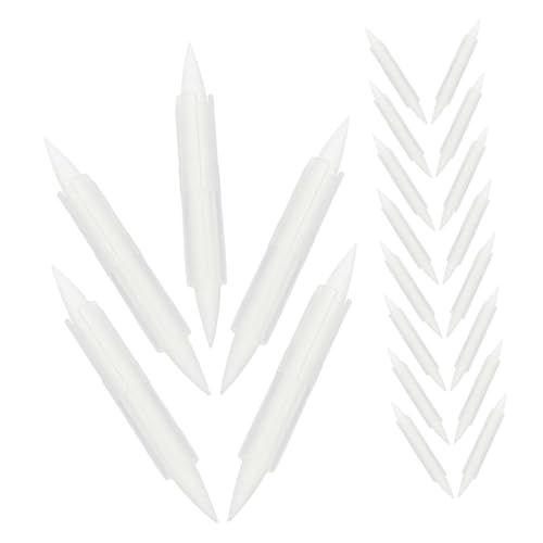 Angoily 30 Stück Nachfüllbare Marker Pen Spitzen mit Weichem Pinselspitze Ventil System für Präzise Acrylfarbe Steuerung Kompatibel mit Nachfüllbaren Farbmarkern für Graffiti Kunst Diy von Angoily