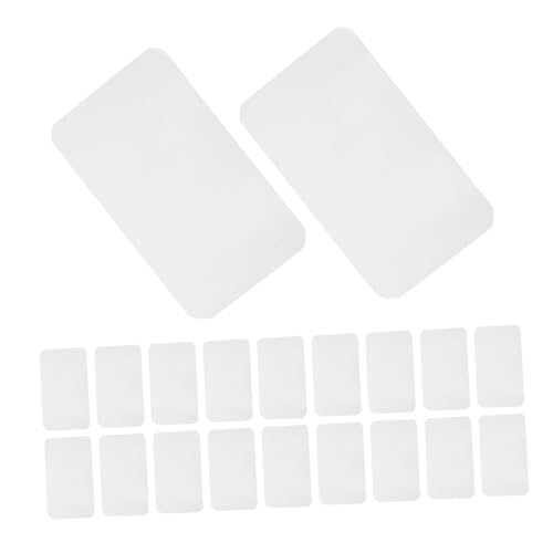 Angoily 30 Stück Sublimations Etiketten Rechteckig Selbstklebend Hitzebeständige Transferaufkleber für DIY Druck Vielseitig für Heimdekoration Bürobedarf und Personalisierte Geschenke von Angoily