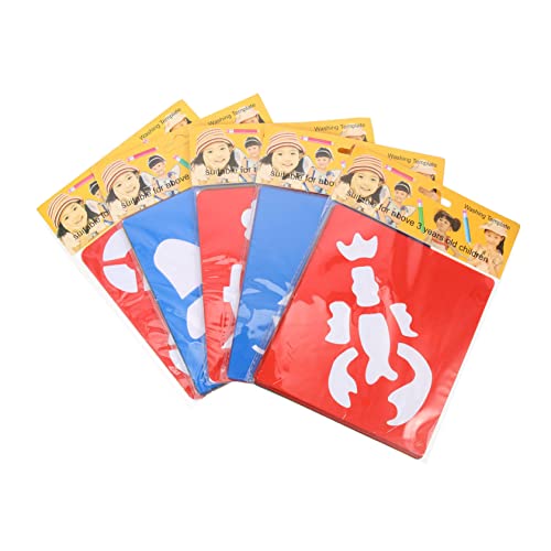 Angoily 30 Stück Teiliges Buntes Malschablonen Wiederverwendbar Sicher und Geruchsneutral mit Kreativen Motiven für DIY Malprojekte Leicht zu Bedienen Waschbar und Langlebig für Jungen von Angoily