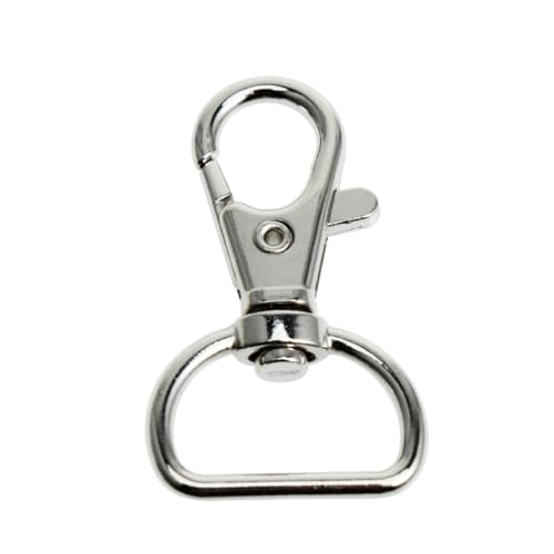Angoily 30 Stück Teiliges Drehbarer Karabinerhaken aus Eisen Schwenkbare Trigger Snap Haken in Silber Vielseitig für Schlüsselanhänger Taschen DIY Bastelprojekte und Dekorationen Geeignet Angoily 30 Stück Teiliges Drehbarer Karabinerhaken aus Eisen Schwenkbare Trigger Snap Haken in Silber Vielseitig für Schlüsselanhänger Taschen DIY Bastelprojekte und Dekorationen Geeignet von Angoily