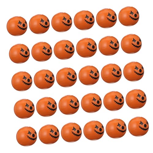 Angoily 30 Stück Teiliges Halloween Holzperlen Rund Orange Farbige Lose Perlen für DIY Schmuck Basteln Tischdekoration Handgemachte Halloween Deko Angoily 30 Stück Teiliges Halloween Holzperlen Rund Orange Farbige Lose Perlen für DIY Schmuck Basteln Tischdekoration Handgemachte Halloween Deko von Angoily