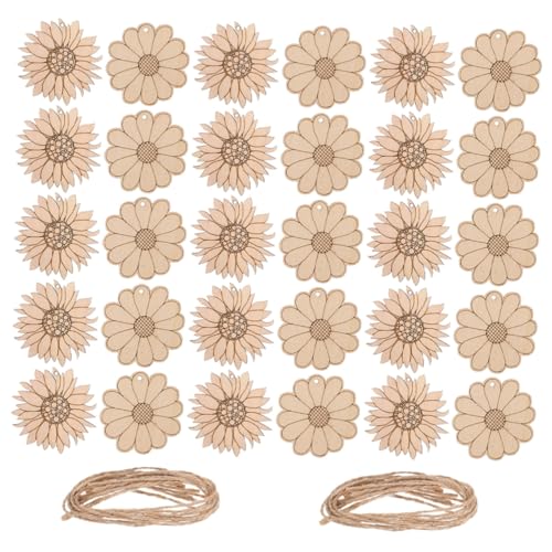 Angoily 30 Stück Teiliges Holzblumen Sonnenblumen DIY Holzscheiben Blanko Holzstücke Bastelbedarf für Kreative Handarbeiten und Dekorationen Herbstdeko zum Bemalen und Verzieren Angoily 30 Stück Teiliges Holzblumen Sonnenblumen DIY Holzscheiben Blanko Holzstücke Bastelbedarf für Kreative Handarbeiten und Dekorationen Herbstdeko zum Bemalen und Verzieren von Angoily