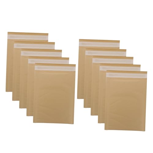 Angoily 30 Stück Teiliges Luftpolster umschläge aus Kraftpapier Selbstklebend Reißfest Versandtaschen für Sichere Paketversendung und Produktschutz Beim Transport von Angoily