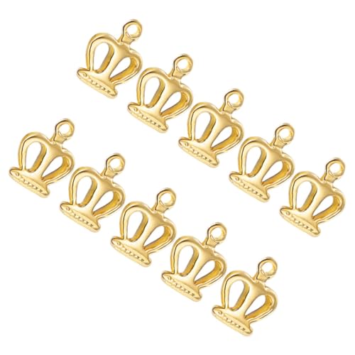 Angoily 30 Stück Teiliges Mini Kronen DIY Schmuckzubehör aus Kupfer Handgefertigte Anhänger für Halsketten Armbänder und Haarschmuck Langlebig und Leicht für Bastelprojekte und Angoily 30 Stück Teiliges Mini Kronen DIY Schmuckzubehör aus Kupfer Handgefertigte Anhänger für Halsketten Armbänder und Haarschmuck Langlebig und Leicht für Bastelprojekte und von Angoily