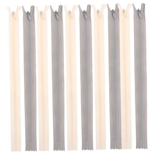 Angoily 30 Stück Teiliges Nylon Verdeckte Geschlossene Enden Reißverschlüsse mit Verstärktem Stoffrand für Kleidung Kissen Diy-nähprojekte Einfache Installation Robuste Schneiderei-zubehör von Angoily