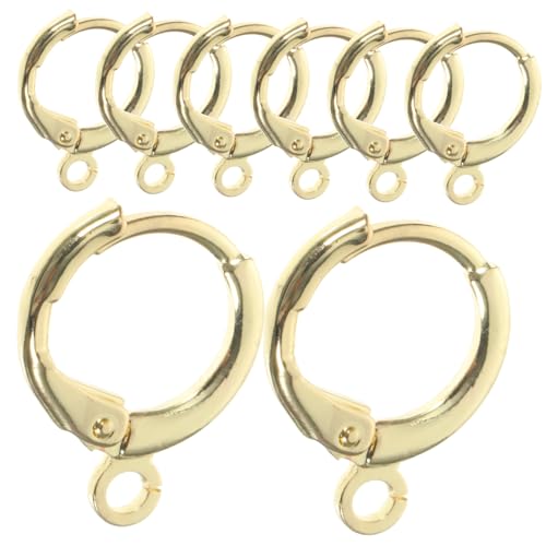 Angoily 30 Stück Teiliges Ohrhaken aus Metall für DIY Schmuckherstellung Runde und Dangle Ohrhaken Langlebig Hautfreundlich für Ohrringe Basteln und Personalisierte Ohrschmuck Kreationen von Angoily