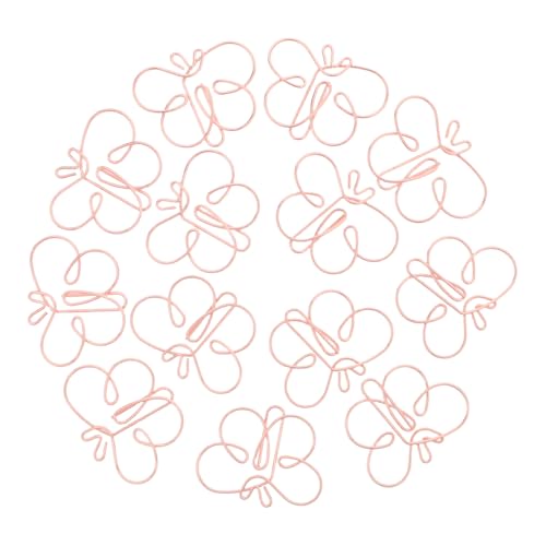 Angoily 30 Stück Teiliges Schmetterlings form Metall Büroklammern Rutschfest Langlebig für Journal Organizer Clips Lesezeichen Dokumentenorganisation Kreatives Büroaccessoire in Roségold Angoily 30 Stück Teiliges Schmetterlings form Metall Büroklammern Rutschfest Langlebig für Journal Organizer Clips Lesezeichen Dokumentenorganisation Kreatives Büroaccessoire in Roségold von Angoily