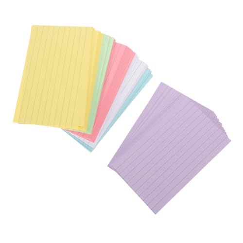 Angoily 300 Blatt Farbige Indexkarten Blankokarten für Lernen Notizen und Bürobedarf für Erinnerungen und Skizzen Leicht und Tragbar Angoily 300 Blatt Farbige Indexkarten Blankokarten für Lernen Notizen und Bürobedarf für Erinnerungen und Skizzen Leicht und Tragbar von Angoily