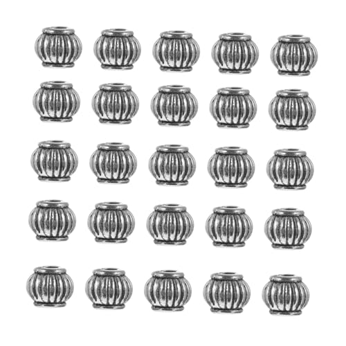 Angoily 300 Stück DIY Kürbis Spacer Perlen Silber Alloy Halloween Schmuckzubehör für Armbänder Halsketten Basteln Saisonale DIY Schmuckherstellung Angoily 300 Stück DIY Kürbis Spacer Perlen Silber Alloy Halloween Schmuckzubehör für Armbänder Halsketten Basteln Saisonale DIY Schmuckherstellung von Angoily