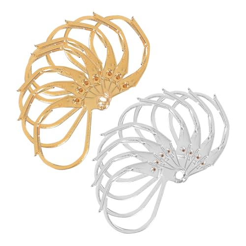 Angoily 300 Stück French Round Ohrhaken mit Elastischem Verschluss DIY Ohrhaken in Gold und Silber Oxidationsbeständige Schmuckzubehör für Handgemachte Ohrringe von Angoily