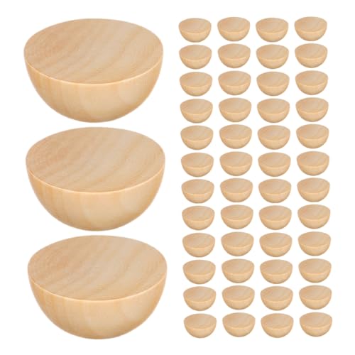 Angoily 300 Stück Halbrunde Holzperlen Unbehandelte Halbkugeln Naturholz DIY Bastelbedarf Für Künstler Und Hobbyhandwerker Angoily 300 Stück Halbrunde Holzperlen Unbehandelte Halbkugeln Naturholz DIY Bastelbedarf Für Künstler Und Hobbyhandwerker von Angoily