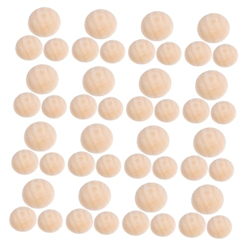 Angoily 300 Stück Holzhalbkugeln Unbehandelte Halbrunde Holzkugeln für DIY Schmuckarmbänder Bastelperlen Puppenherstellung Weihnachtsdekoration Holzhandwerk Angoily 300 Stück Holzhalbkugeln Unbehandelte Halbrunde Holzkugeln für DIY Schmuckarmbänder Bastelperlen Puppenherstellung Weihnachtsdekoration Holzhandwerk von Angoily