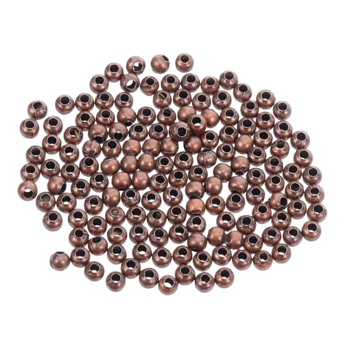 Angoily 300 Stück Metallperlen Loch Bohrung Runde Glatte Abstandshalter Perlen aus Legierung für Schmuckherstellung DIY Armbänder Halsketten Ohrringe Angoily 300 Stück Metallperlen Loch Bohrung Runde Glatte Abstandshalter Perlen aus Legierung für Schmuckherstellung DIY Armbänder Halsketten Ohrringe von Angoily
